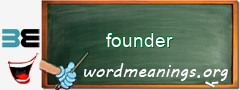 WordMeaning blackboard for founder